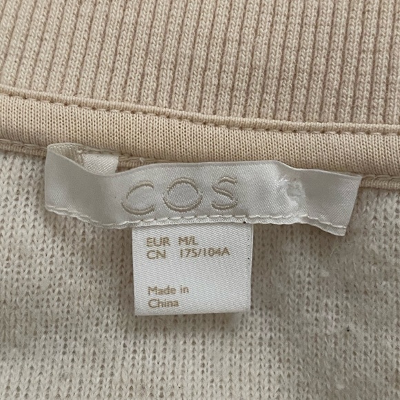 COS Cream Textured Women's Sweater M/L - Picture 3 of 4